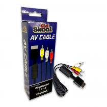 PS1/PS2/PS3 AV Cable 6ft. - Old Skool - GENERIC ACCESSORY