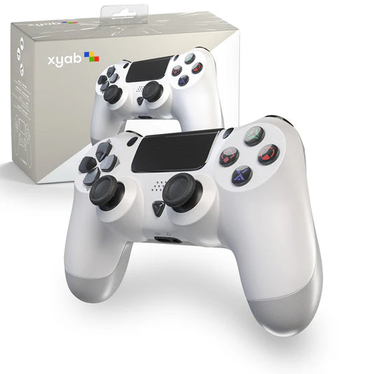 PlayStation 4 Wireless Controller - Bone White - XYAB - Playstation 4