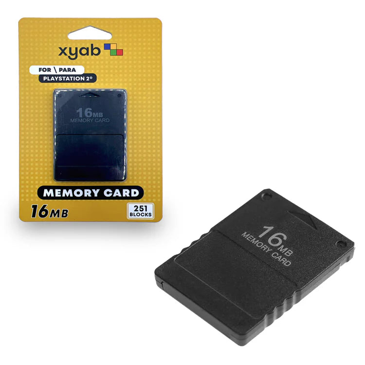 Playstation 2 16MB Memory Card - XYAB - Playstation 2