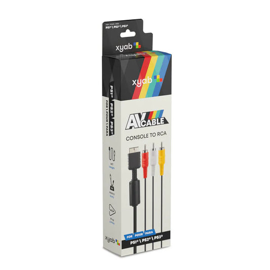 Playstation AV Cable (PS1/PS2/PS3) - XYAB - Playstation 2