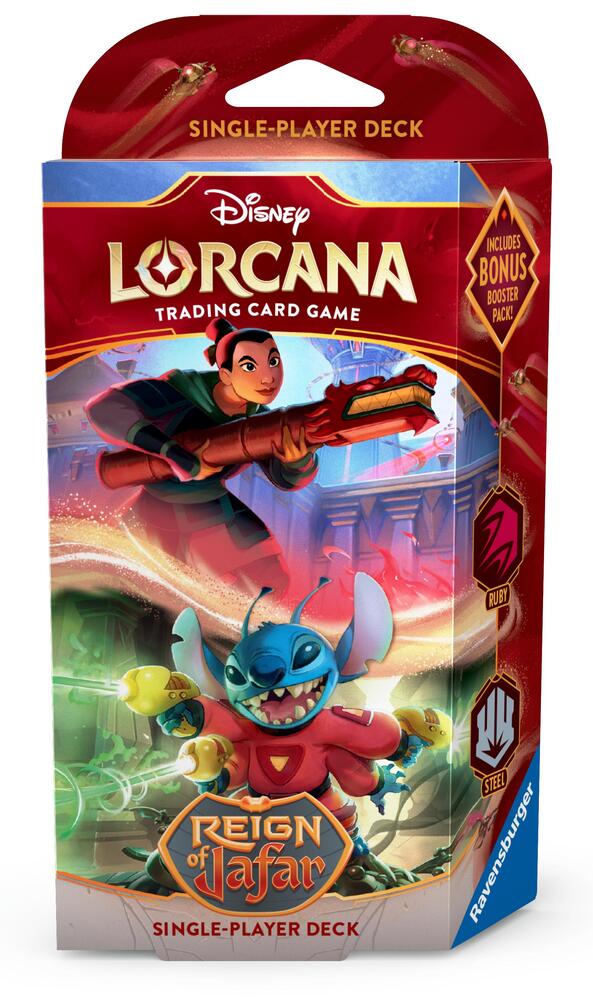 Reign of Jafar Starter Deck (Ruby & Steel) - Disney Lorcana