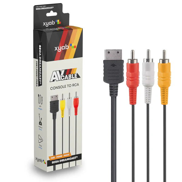 Sega Dreamcast AV Cable - XYAB - Sega Dreamcast