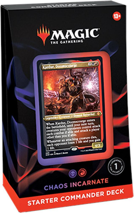 Starter Commander Deck - Chaos Incarnate - Magic Starter Commander Decks