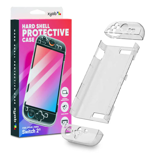 Switch 2 Hard Shell Protective Case - Clear - XYAB - Nintendo Switch 2