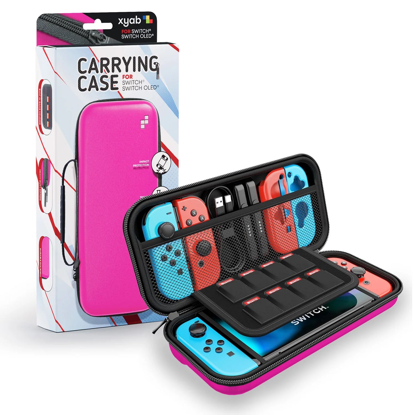 Switch Carrying Case - Pink - XYAB - Nintendo Switch