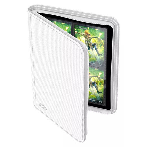 Zipfolio 8-Pocket Xenoskin Zip Binder (White) - Binder(s)