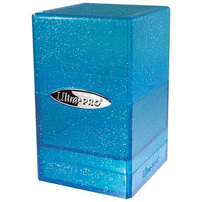 Deckbox: Satin Tower 100 - Glitter Blue - Ultra Pro - Deckbox(s)