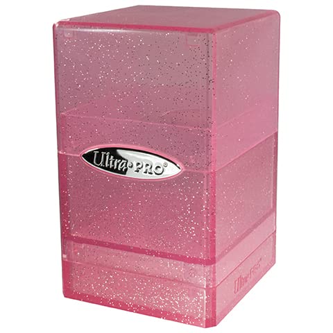Deckbox: Satin Tower 100 - Glitter Pink - Ultra Pro - Deckbox(s)
