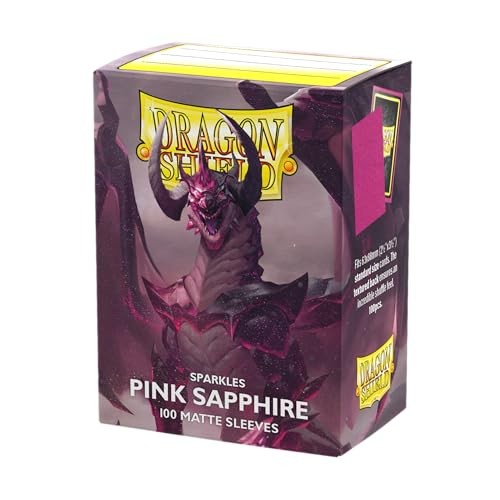Dragon Shield Standard Size Sleeve 100ct (Pink Sapphire) - Card Sleeve(s)