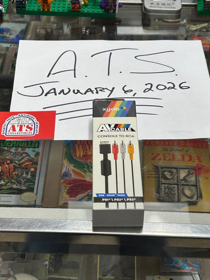 THE GAME STORE AND MORE - Playstation AV Cable (PS1/PS2/PS3) - XYAB - Video Game - Playstation 2