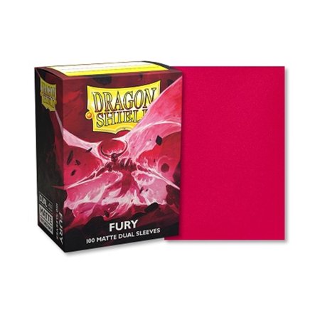 Dragon Shield Dual Matte Sleeves - Fury - 100ct - Card Sleeve(s)