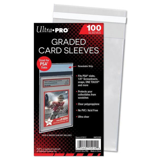 Ultra Pro: Graded Card Sleeves - Resealable (100ct) - Card Sleeve(s)