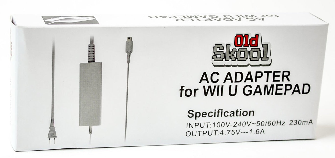 Wii-U Gamepad AC Adapter - Old Skool - Wii U