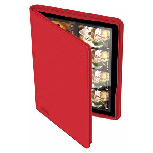 THE GAME STORE AND MORE - 8-Pocket Zipfolio - Red - Xenoskin - Ultimate Guard - Hobby Supplies - Binder(s)